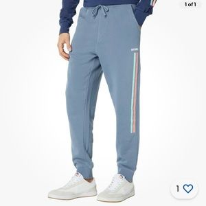 🆕 Men’s Rip Curl Surf Revival Fleece Graphic
Print Revival Pants Blue. Size XXL
